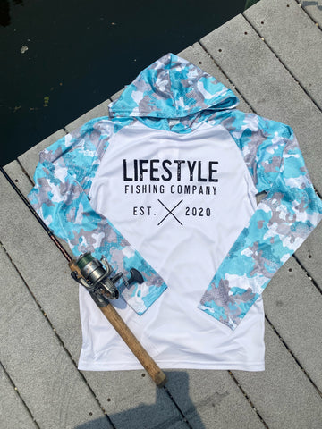 Lifestyle Blue Camo Sun Shirt – Lifestyle Fishing Company