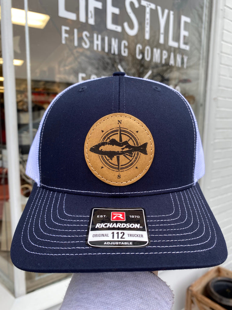 LFC Bass Leather Patch Hat – Lifestyle Fishing Company